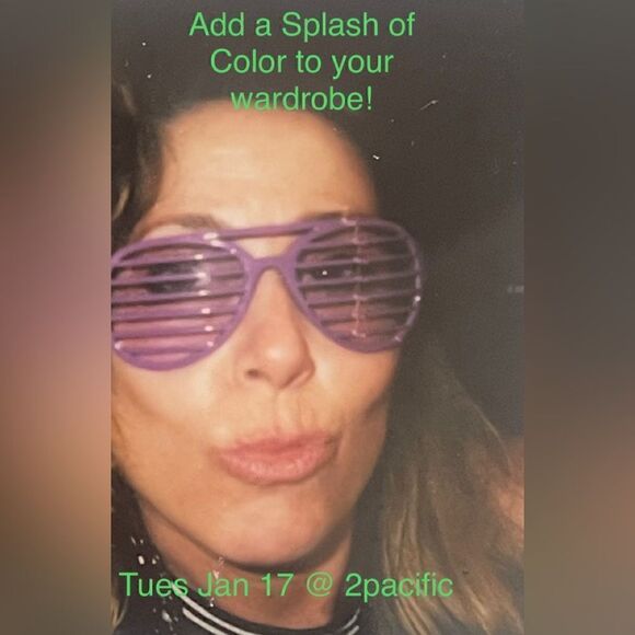 Join my next live show!  1/17@2 pacific. Add a splash of color to your wardrobe! - Picture 1 of 1